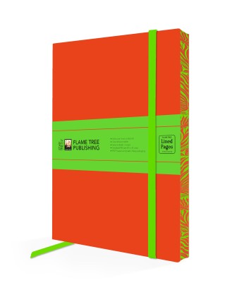 Orange & Lime Green Artisan Paperback Notebook