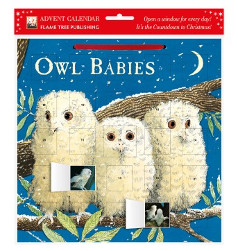 Owl Babies advent calendar (with stickers)