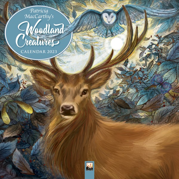 Patricia MacCarthy's Woodland Creatures Wall Calendar 2023 (Art Calendar)