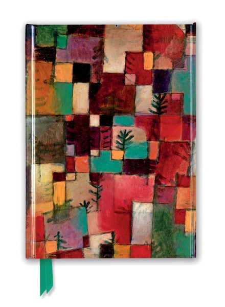 Paul Klee: Redgreen and Violet-Yellow Rhythms (Foiled Journal)