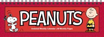 Peanuts Undated Weekly Desk Pad Calendar