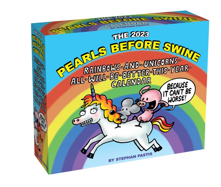 Pearls Before Swine Desk Calendar 2025