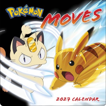 Pokémon Moves 2027 Wall Calendar