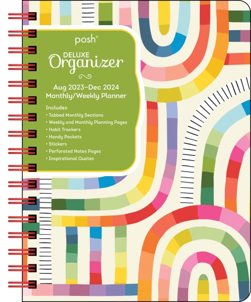 Posh: Deluxe Organizer 17-Month 2023-2024 Monthly/Weekly Hardcover Planner Calendar