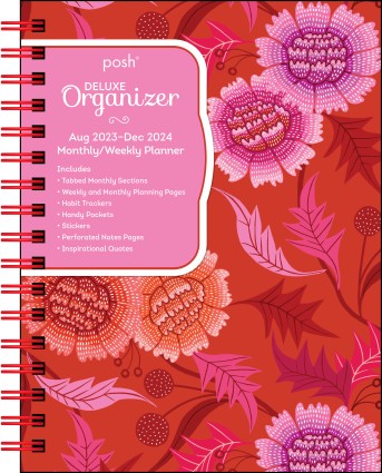 Posh: Deluxe Organizer 17-Month 2023-2024 Monthly/Weekly Softcover Planner Calendar