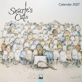 Ronald Searle's Cats Mini Wall calendar 2027 (Art Calendar)