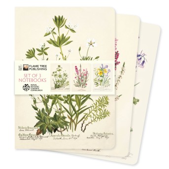 Royal Botanic Gardens Edinburgh Set of 3 Standard Notebooks