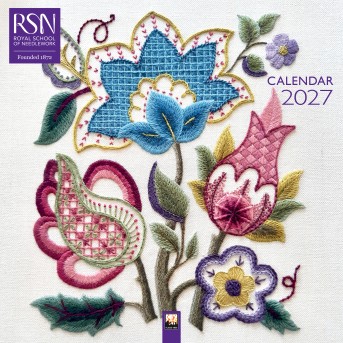 Royal School of Needlework Wall Calendar 2027 (Art Calendar)