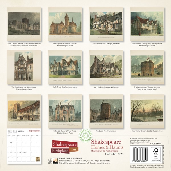 Shakespeare Birthplace Trust Shakespeare Homes and Haunts Wall