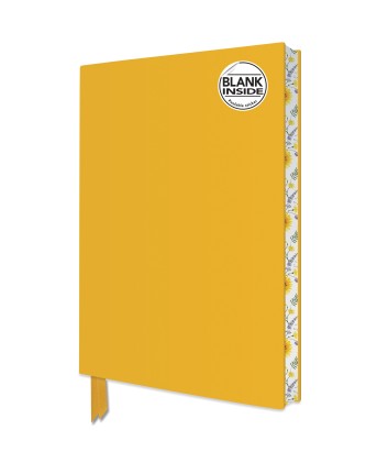 Sunny Yellow Blank Artisan Notebook (Flame Tree Journals)