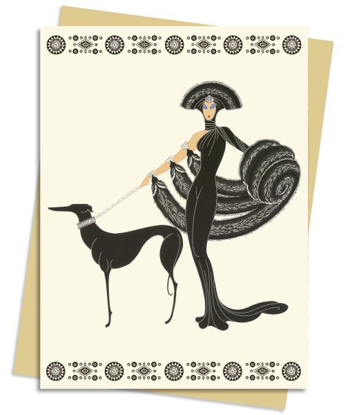 Symphony In Black (Erté) Greeting Card Pack