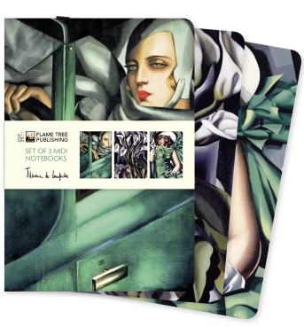 Tamara de Lempicka Set of 3 Midi Notebooks