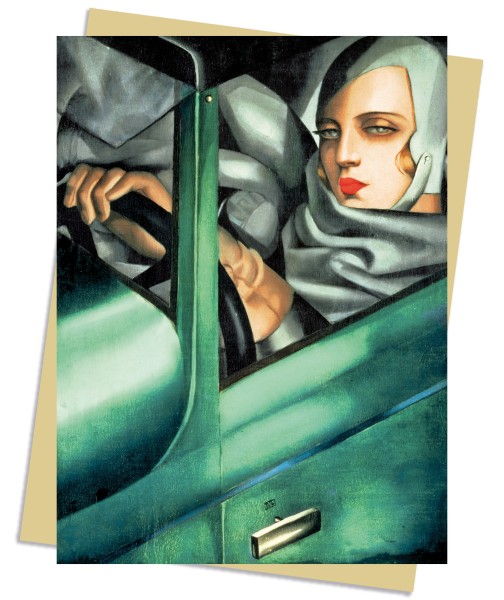 Tamara de Lempicka: Tamara in the Green Bugatti, 1929 Greeting Card Pack
