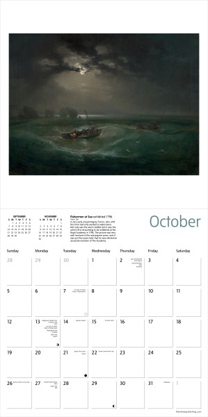 Tate: J M W Turner Seascapes Wall Calendar 2025 (Art Calendar) Flame Tate: J M W Turner Seascapes Wall Calendar 2025 (Art Calendar) Flame
