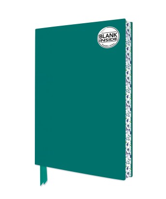 Teal Blank Artisan Notebook (Flame Tree Journals)