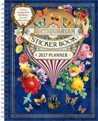 The Antiquarian Sticker Book 2027 Monthly/Weekly Planner Calendar