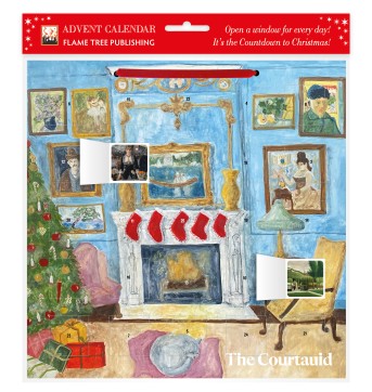 The Courtauld: Decorated for Christmas Advent Calendar (with stickers)