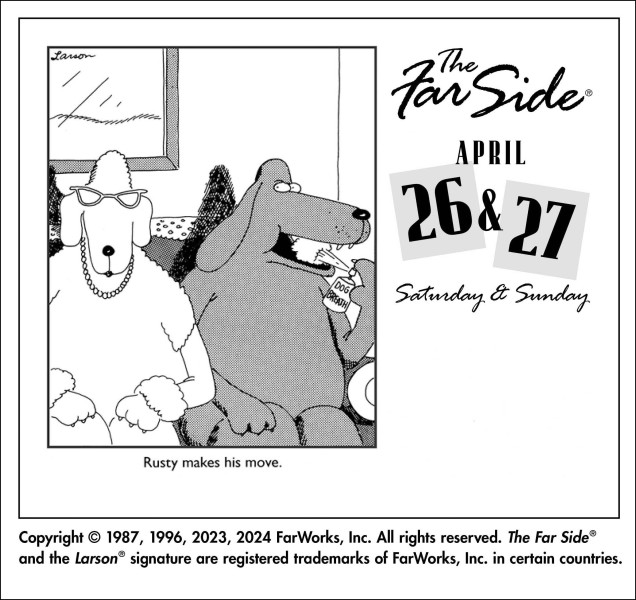 The Far Side® 2025 OfftheWall DaytoDay Calendar Flame Tree Publishing