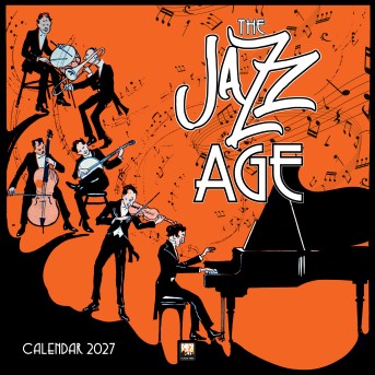 The Jazz Age Wall Calendar 2027 (Art Calendar)