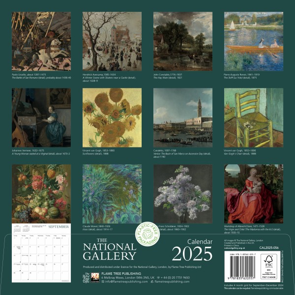 National Gallery Of Art Calendar 2025 Barbe Carlita