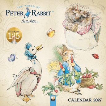 The World of Peter Rabbit Wall Calendar 2027 (Art Calendar)