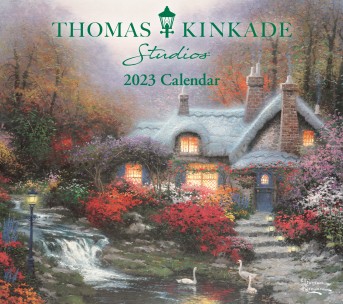Thomas Kinkade Studios 2023 Deluxe Wall Calendar