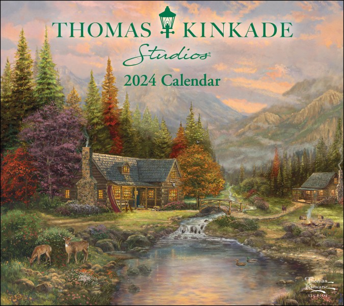 Thomas Kinkade Studios 2024 Deluxe Wall Calendar