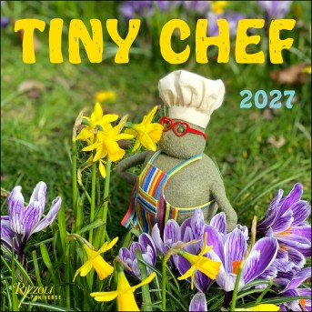 Tiny Chef 2027 Wall Calendar with Bonus Stickers
