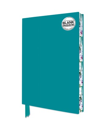 Turquoise Blank Artisan Notebook (Flame Tree Journals)