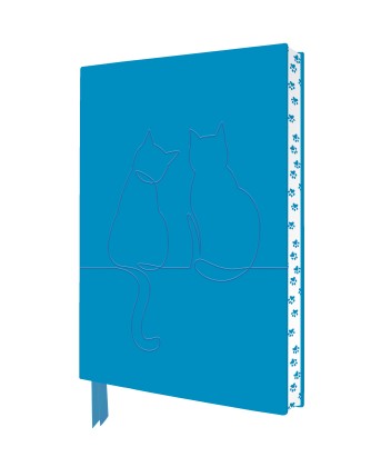 Two Happy Cats Artisan Art Notebook (Flame Tree Journals)