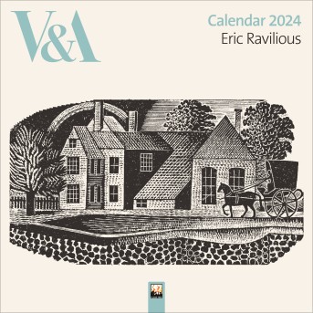 V&A: Eric Ravilious Wall Calendar 2024 (Art Calendar)