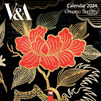 V&A: Kimono Textiles Wall Calendar 2024 (Art Calendar)
