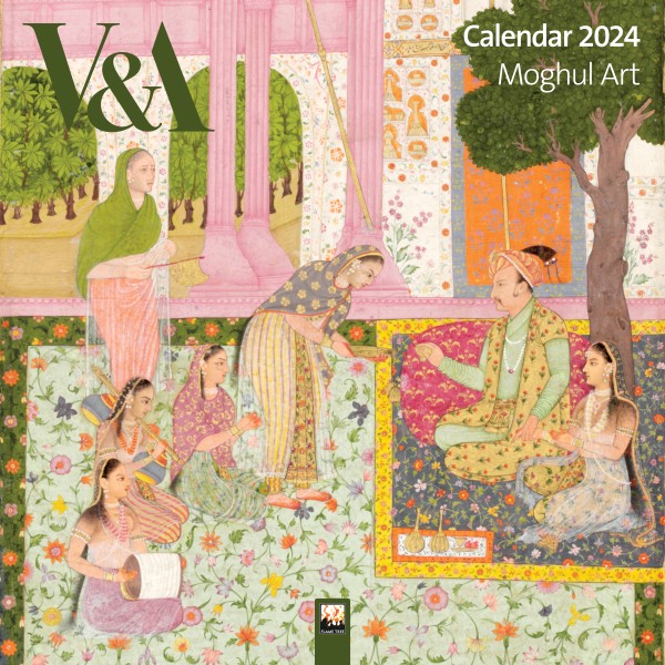 V&A Moghul Art Wall Calendar 2024 (Art Calendar) Flame Tree Publishing