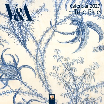 V&A: True Blue Wall Calendar 2027 (Art Calendar)