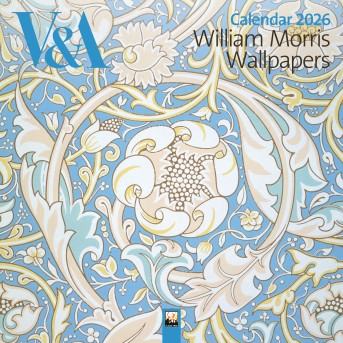 V&A: William Morris Wallpapers Wall Calendar 2026 (Art Calendar)