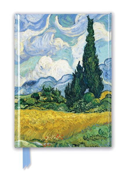 Van Gogh: Wheat Field with Cypresses (Foiled Journal)