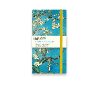 Vincent van Gogh: Almond Blossom Flame Tree Sticky Notes Folder