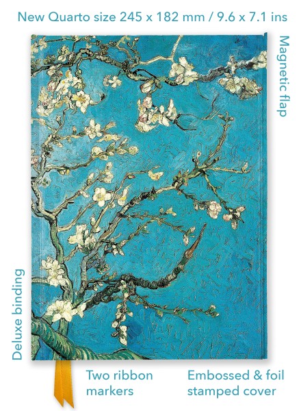 Vincent van Gogh: Almond Blossom (Foiled Quarto Journal)