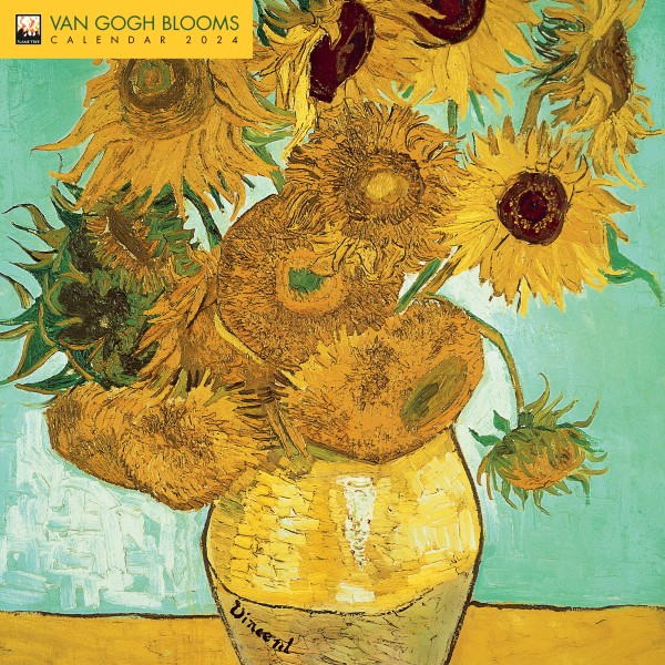 Vincent van Gogh Blooms Wall Calendar 2024 Art Calendar Flame