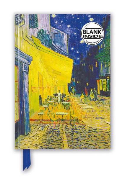 Vincent van Gogh: Café Terrace (Foiled Blank Journal)