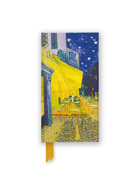 Vincent van Gogh: Café Terrace (Foiled Slimline Journal)