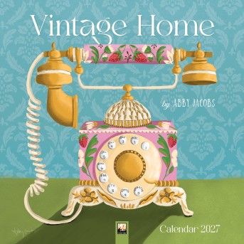 Vintage Home by Abby Jacobs Wall Calendar 2027 (Art Calendar)
