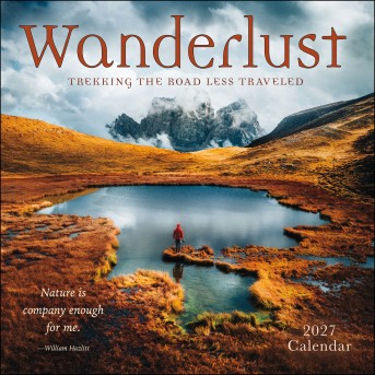 Wanderlust 2027 Wall Calendar