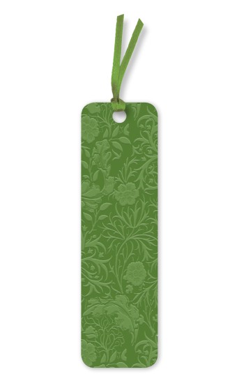 William Morris: Seaweed Artisan Art Vegan Leather Bookmarks (pack of 10)
