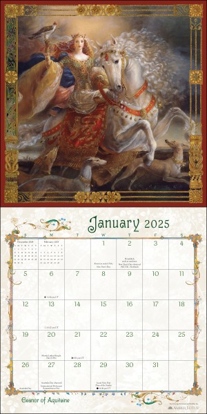 Women of Myth & Magic 2025 Fantasy Art Wall Calendar by Kinuko Craft ...