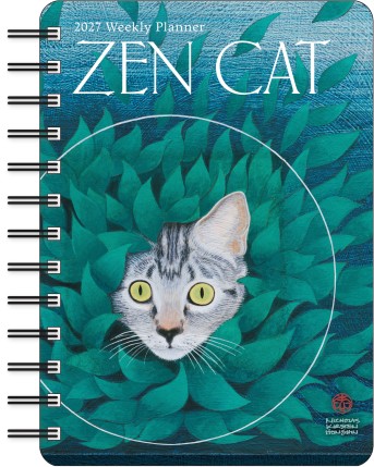 Zen Cat 2027 Weekly Planner Calendar