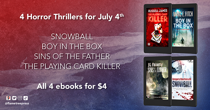 ​​​​​​​4 x Horror Thrillers for 4th July ebook promo